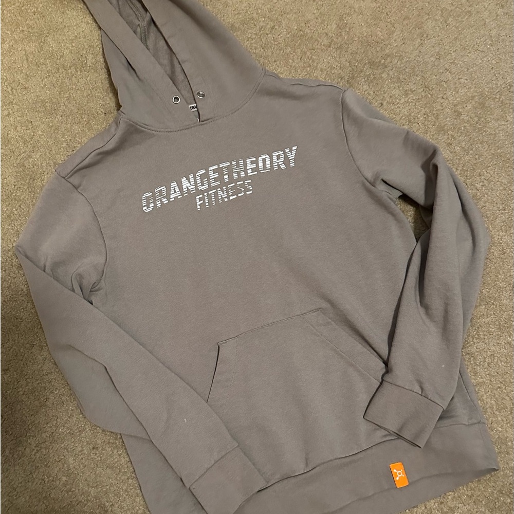 Orangetheory Men's Gray Pullover Hoodie